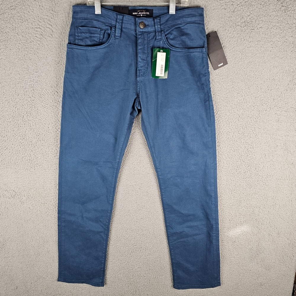 Mavi Zach Pants Mens 30x32 Stretch Flat Front Regular Fit Straight Leg 92260-541